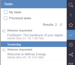 Report tasks
