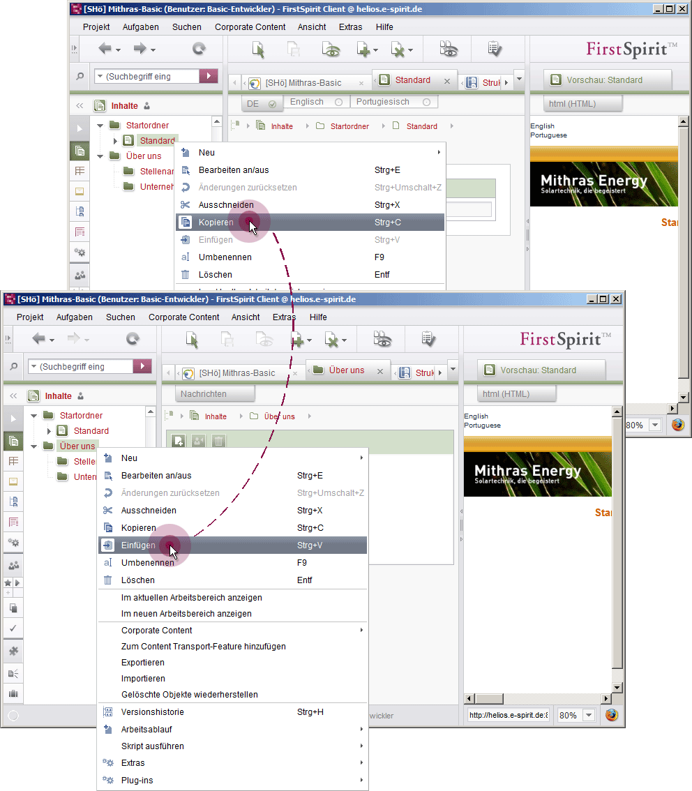 indesigne interaktive datei ist erste seite leer