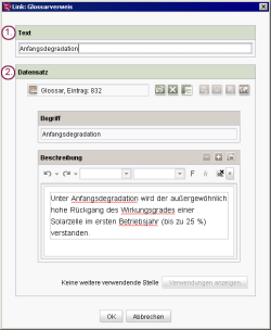 Dialog Datenbank-Verweis