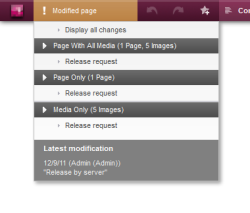 Display of element groups in WebEdit 5