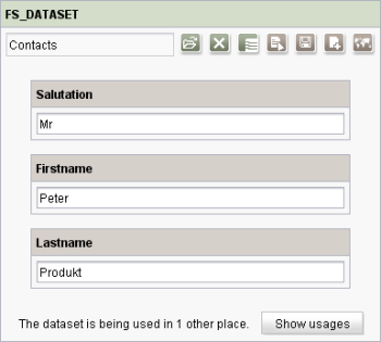 Input component FS_DATASET