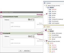 Dialog Remote-Verweis