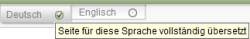 Seite vollständig übersetzt
